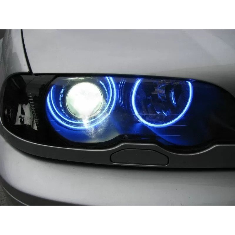 Δαχτυλίδια BMW E46 coupe (1998-2003) / BMW E46 Sedan, Combi (1998-2005) angel eyes - μπλε χρώμα