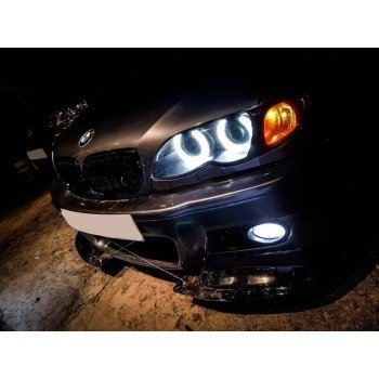 Δαχτυλίδια BMW E46 sedan, combi (1998-2005) / E46 coupe (1998-2003) angel eyes - U-Design με 4 προτζέκτορες