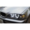 Δαχτυλίδια BMW E46 coupe (1998-2003) / BMW E46 Sedan, Combi (1998-2005) angel eyes - lightbar design - Λευκό χρώμα