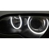 Δαχτυλίδια BMW E46 coupe (2003-2006) lightbar design angel eyes - λευκά