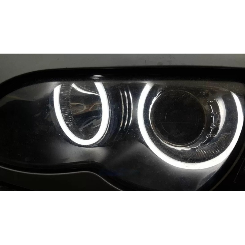 Δαχτυλίδια BMW E46 coupe (2003-2006) lightbar design angel eyes - λευκά