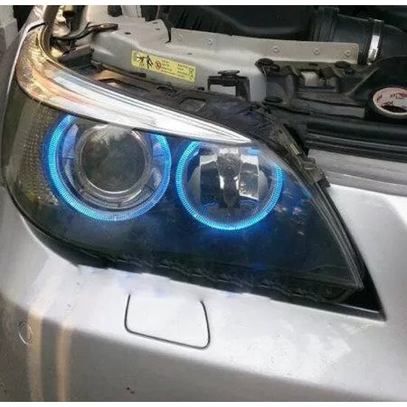 Angel eyes BMW E39 / E60 / E53 X5 / E65 / E87 / E63 5W led αυθεντικά - λευκό χρώμα - 2τμχ.