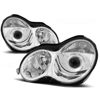 Φανάρια εμπρός Mercedes C-CLASS W203 (2000-2004) led sedan , με λάμπες (Η7) - σετ 2τμχ. Φανάρια εμπρός Mercedes C-CLASS W203 (2000-2004) led sedan , με λάμπες (Η7) - σετ 2τμχ.