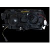 Φανάρια εμπρός BMW E46 sedan (2001-2003) angel eyes - chrome , χωρίς λάμπες (Η7) - σετ 2τμχ.