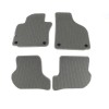 Πατάκια μοκέτα Vw Golf 5 / Golf 6 / Jetta (2005-2011) γκρι με στρόγγυλα κουμπώματα - 4τμχ., Petex