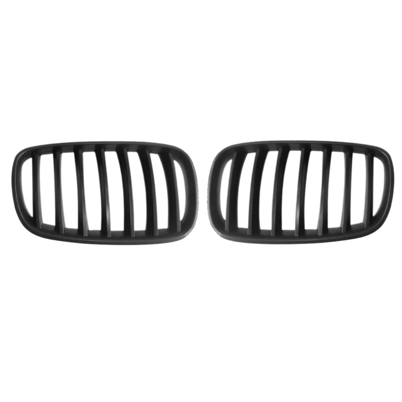 Μάσκα BMW X5 E70 (2006-2013) / X6 E71 (2007-2014) - μαύρη - 2τμχ.