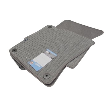 Πατάκια μοκέτα AUDI A8 D3 (2002-2010) - γκρι short - 4τμχ., Petex