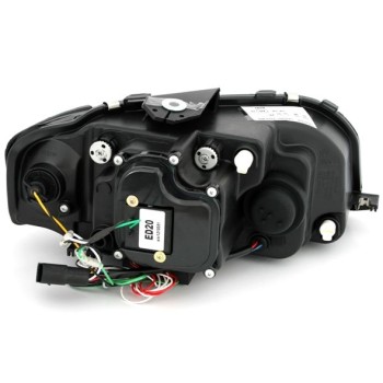 Φανάρια εμπρός Audi A3 (2003-2008) led Lightbar Design -μαύρα , με λάμπες (H7/Η1) - σετ 2τμχ. Φανάρια εμπρός Audi A3 (2003-2008) led Lightbar Design -μαύρα , με λάμπες (H7/Η1) - σετ 2τμχ.