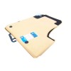 Πατάκια μοκέτα HONDA CR-V III (2007-2012) - μπεζ - 4τμχ., Petex