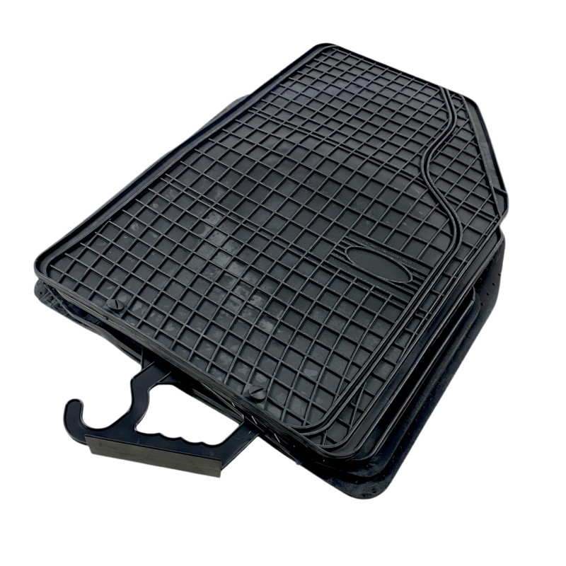Λαστιχένια πατάκια universal για VW Fox / Polo 5 / Golf 5 / Jetta 07 / Passat 06 / Touran - 4τμχ.