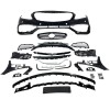 Προφυλακτήρας εμπρός Mercedes C-class W205 (2014+) - AMG look - με diffuser και μπούκες