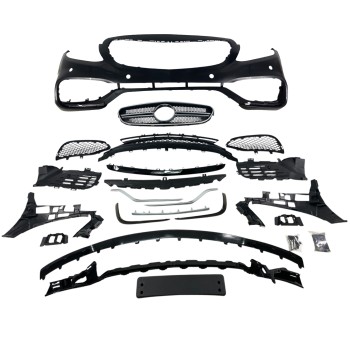 Προφυλακτήρας εμπρός Mercedes C-class W205 (2014+) - AMG look - με diffuser και μπούκες Προφυλακτήρας εμπρός Mercedes C-class W205 (2014+) - AMG look - με diffuser και μπούκες