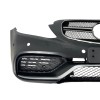 Προφυλακτήρας εμπρός Mercedes C-class W205 (2014+) - AMG look - με diffuser και μπούκες
