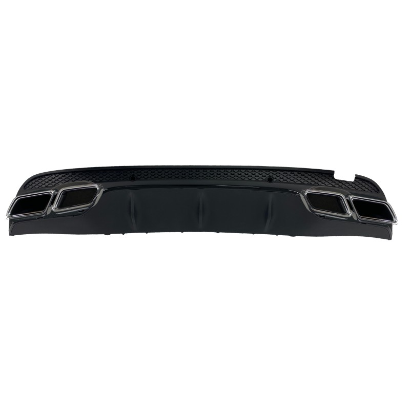 Προφυλακτήρας εμπρός Mercedes C-class W205 (2014+) - AMG look - με diffuser και μπούκες