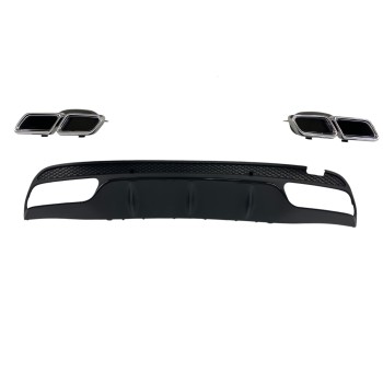 Προφυλακτήρας εμπρός Mercedes C-class W205 (2014+) - AMG look - με diffuser και μπούκες Προφυλακτήρας εμπρός Mercedes C-class W205 (2014+) - AMG look - με diffuser και μπούκες