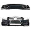 Προφυλακτήρας εμπρός Mercedes C-class W205 (2014+) - AMG look - με diffuser και μπούκες
