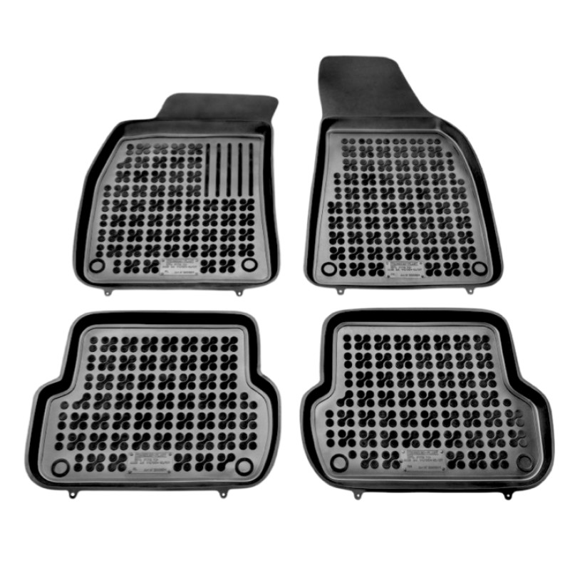 Λαστιχένια πατάκια AUDI A4 B6 / B7 (2001-2008) τύπου σκαφάκι - 4τμχ., Rezaw Plast