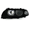 Φανάρια εμπρός BMW E46 coupe και cabrio (1999-2003) angel eyes, χωρίς λάμπες (Η7) - σετ 2τμχ.