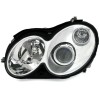 Φανάρια εμπρός Mercedes CLK W209 / C209 (2003-2009) angel eyes, χωρίς λάμπες (Η7) - σετ 2τμχ.