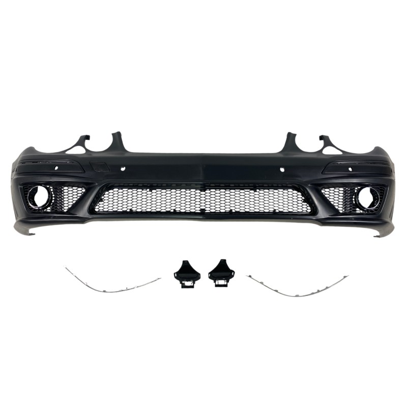 Προφυλακτήρας εμπρός Mercedes W211 E-Class (2006-2009) - AMG Design με ανοίγματα parktronic
