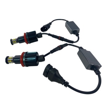 Angel eyes BMW E60 2008+ / E90 2008+ / X6 / E70 X5 2007+ 120W led - τύπου H8,10 000 lumen - 2τμχ. Angel eyes BMW E60 2008+ / E90 2008+ / X6 / E70 X5 2007+ 120W led - τύπου H8,10 000 lumen - 2τμχ.