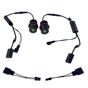 Angel eyes BMW E39 / E60 / E53 X5 / E65 / E87 / E63 20W led - λευκό χρώμα - 2τμχ.