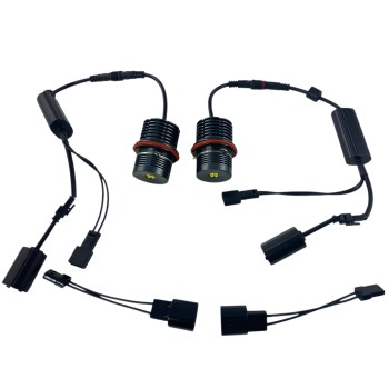 Angel eyes BMW E39 / E60 / E53 X5 / E65 / E87 / E63 20W led - λευκό χρώμα - 2τμχ.