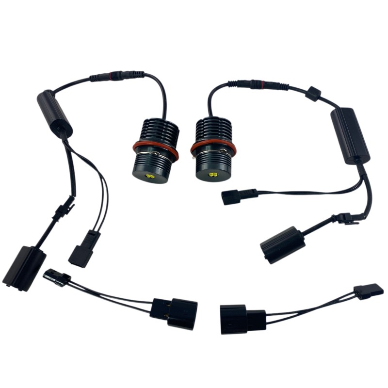 Angel eyes BMW E39 / E60 / E53 X5 / E65 / E87 / E63 20W led - λευκό χρώμα - 2τμχ.
