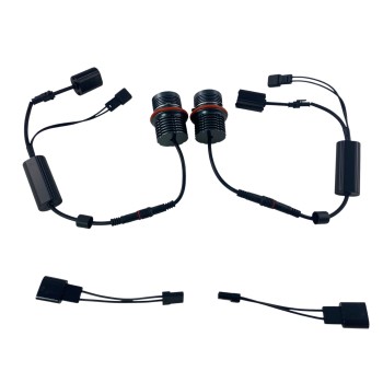 Angel eyes BMW E39 / E60 / E53 X5 / E65 / E87 / E63 20W led - λευκό χρώμα - 2τμχ.