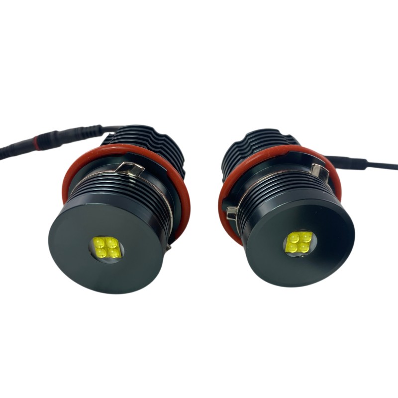 Angel eyes BMW E39 / E60 / E53 X5 / E65 / E87 / E63 20W led - λευκό χρώμα - 2τμχ.