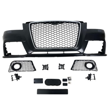 Προφυλακτήρας εμπρός Audi A3 (2008-2012) - RS3 design με ανοίγματα πιτσιλίθρες