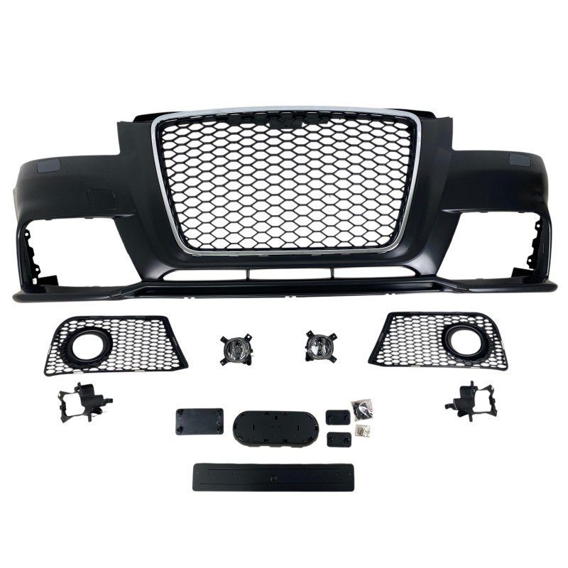 Προφυλακτήρας εμπρός Audi A3 (2008-2012) - RS3 design με ανοίγματα πιτσιλίθρες