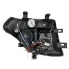 Φανάρια εμπρός Nissan Navara / Pathfinder (2005-2009) led angel eyes - chrome , με λάμπες (Η1) - σετ 2τμχ.