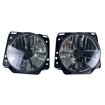 Φανάρια εμπρός Vw Golf II (1983-1993) με σταυρό - chrome , χωρίς λάμπες (Η 4 ) - σετ 2τμχ.