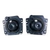 Φανάρια εμπρός Vw Golf II (1983-1993) με σταυρό - chrome , χωρίς λάμπες (Η 4 ) - σετ 2τμχ.