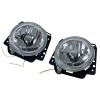 Φανάρια εμπρός Vw Golf II (1983-1993) angel eyes - chrome , χωρίς λάμπες (Η 4 ) - σετ 2τμχ.