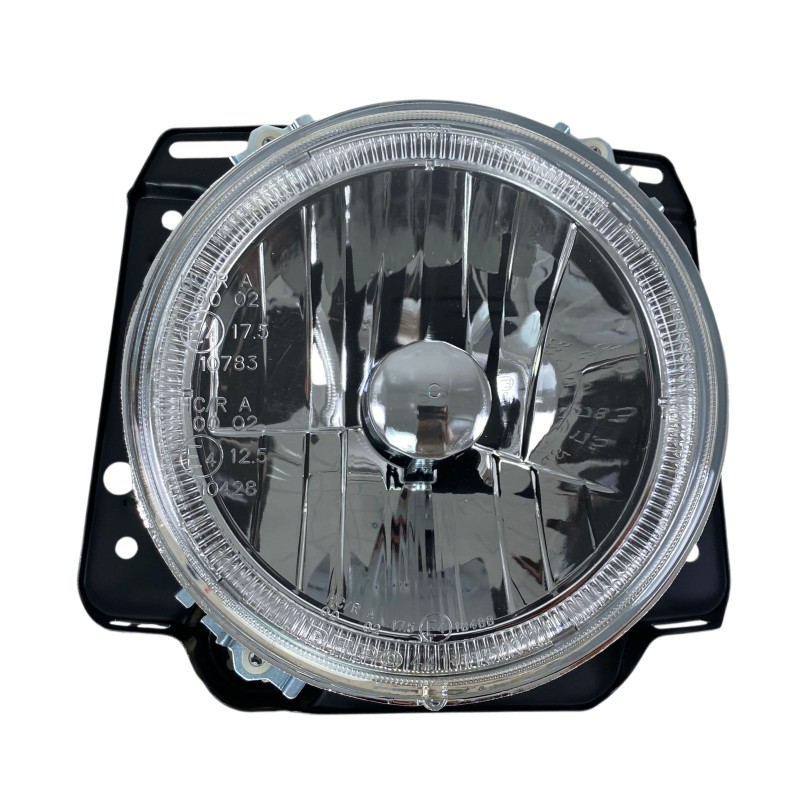 Φανάρια εμπρός Vw Golf II (1983-1993) angel eyes - chrome , χωρίς λάμπες (Η 4 ) - σετ 2τμχ.