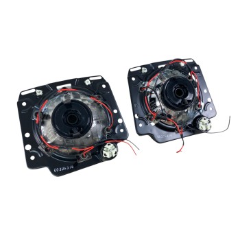 Φανάρια εμπρός Vw Golf II (1983-1993) angel eyes - chrome , χωρίς λάμπες (Η 4 ) - σετ 2τμχ.
