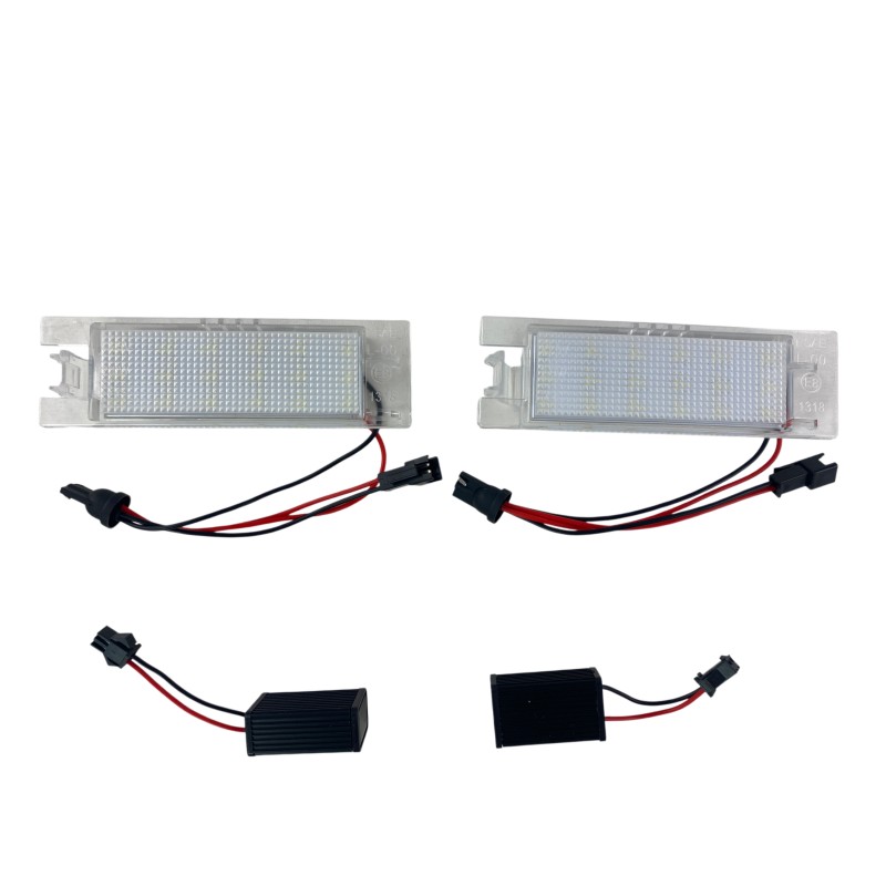 Πλαφονιέρα πίσω πινακίδας OPEL ZAFIRA B / ASTRA H / ASTRA K / VECTRA C / CORSA D / INSIGNIA / HYUNDAI IX35 - 2 τμχ.