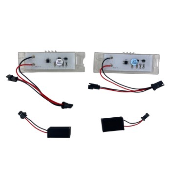 Πλαφονιέρα πίσω πινακίδας OPEL ZAFIRA B / ASTRA H / ASTRA K / VECTRA C / CORSA D / INSIGNIA / HYUNDAI IX35 - 2 τμχ.