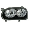 Φανάρια εμπρός Vw Golf 3 R32 design angel eyes - μαύρα , χωρίς λάμπες (Η7) - σετ 2τμχ.