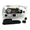 Φανάρια εμπρός Vw Golf 3 R32 design angel eyes - μαύρα , χωρίς λάμπες (Η7) - σετ 2τμχ.