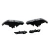 Φανάρια εμπρός BMW E39 (1995-2000) angel eyes - μαύρα , χειρ.ρύθμιση , χωρίς λάμπες (Η7) - σετ 2τμχ.