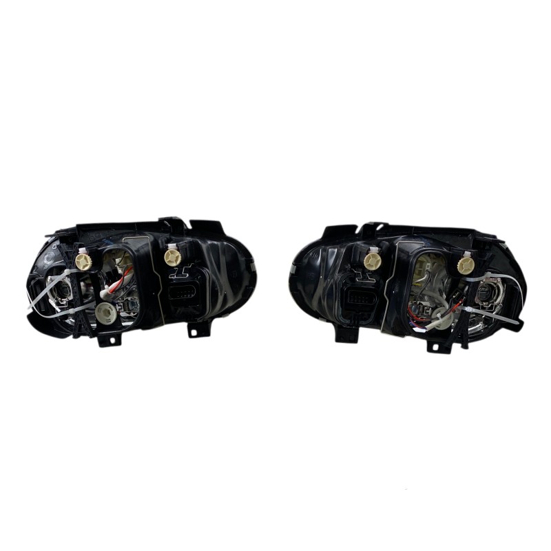 Φανάρια εμπρός Vw Golf IV R32 - chrome , χωρίς λάμπες (Η7) - σετ 2τμχ.