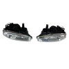 Φανάρια εμπρός Vw Golf IV R32 angel eyes - chrome , χωρίς λάμπες (Η7) - σετ 2τμχ.