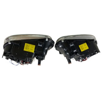 Φανάρια εμπρός Vw Golf IV R32 angel eyes - chrome , χωρίς λάμπες (Η7) - σετ 2τμχ.