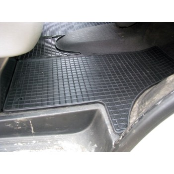 Λαστιχένια πατάκια VW Transporter T5 (2003-2015) / T6 (2015+) - 3 θέσιο - 2τμχ., Petex