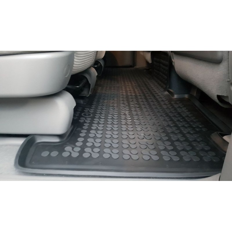 Λαστιχένια πατάκια KIA Carnival II (2005-2014) - 5 seats - τύπου σκαφάκι - 3τμχ., Rezaw Plast