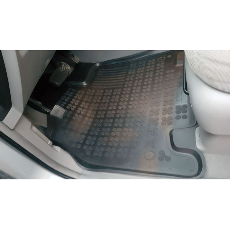 Λαστιχένια πατάκια KIA Carnival II (2005-2014) - 5 seats - τύπου σκαφάκι - 3τμχ., Rezaw Plast