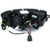 Φανάρια εμπρός Audi A6 C4 (2004-2008) led lightbar - chrome , χωρίς λάμπες (Η7) - σετ 2τμχ.